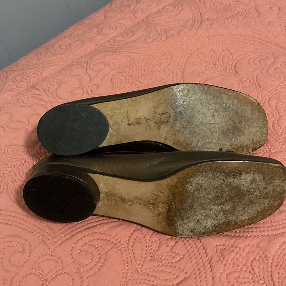 Saks Fifth Avenue Metallic Flats - Picture 2 of 3